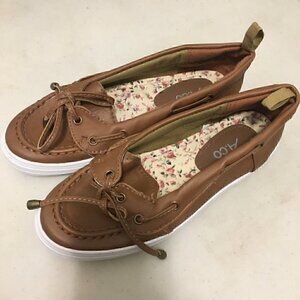A. Co  Brown Boat Shoes Size 6
